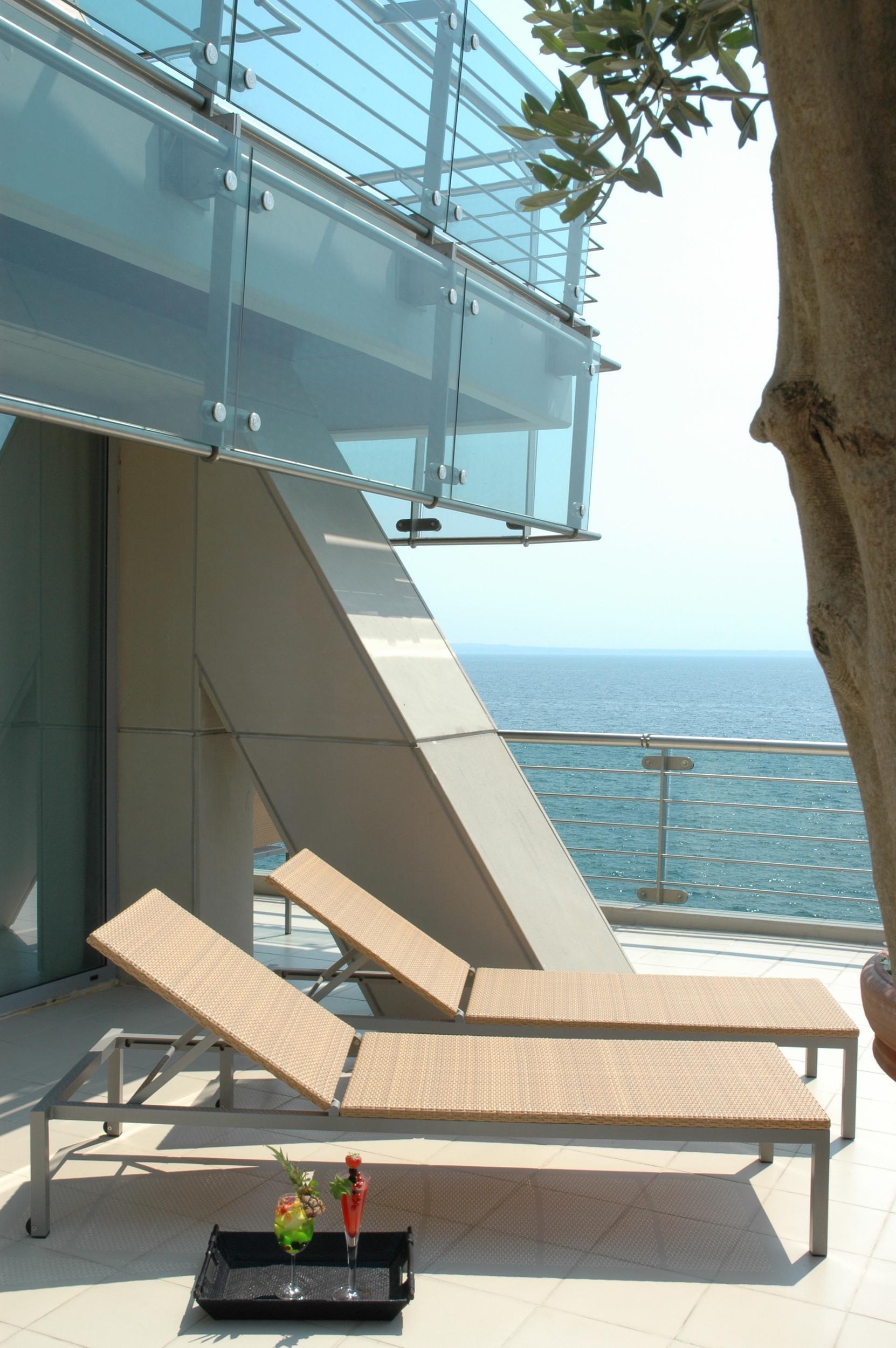 Daios Luxury Living Hotel Thessaloniki Exterior photo The view from the balcony of a suite on the 10th floor