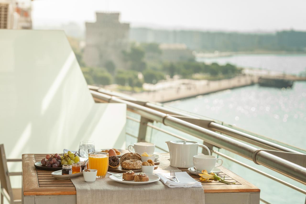 Daios Luxury Living Hotel Thessaloniki Exterior photo Breakfast at the Hotel